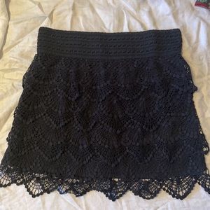 COPY - Jolt 5 Layered Jet Black Skirt...Very Darling...